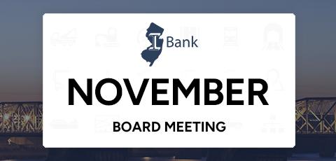 NJ I-Bank November Board Meeting