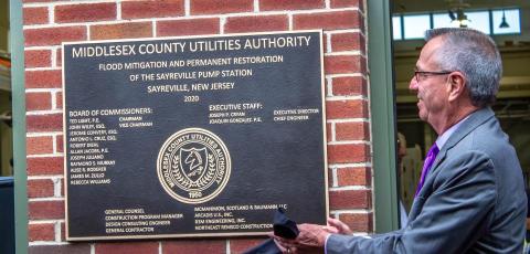 Sayreville Pump Station Ribbon Cutting Ceremony